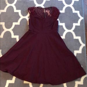 Torrid Maroon Cocktail Dress